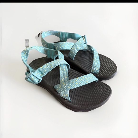Chaco Other - Chaco kids sandals sz 2 Blue and Black with Adjustable Strap System